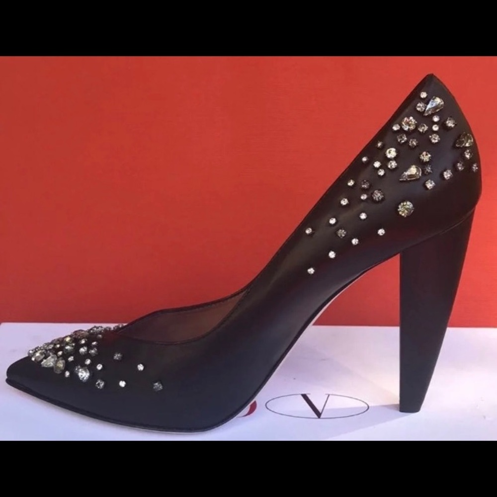 RED VALENTINO with RHINESTONES;